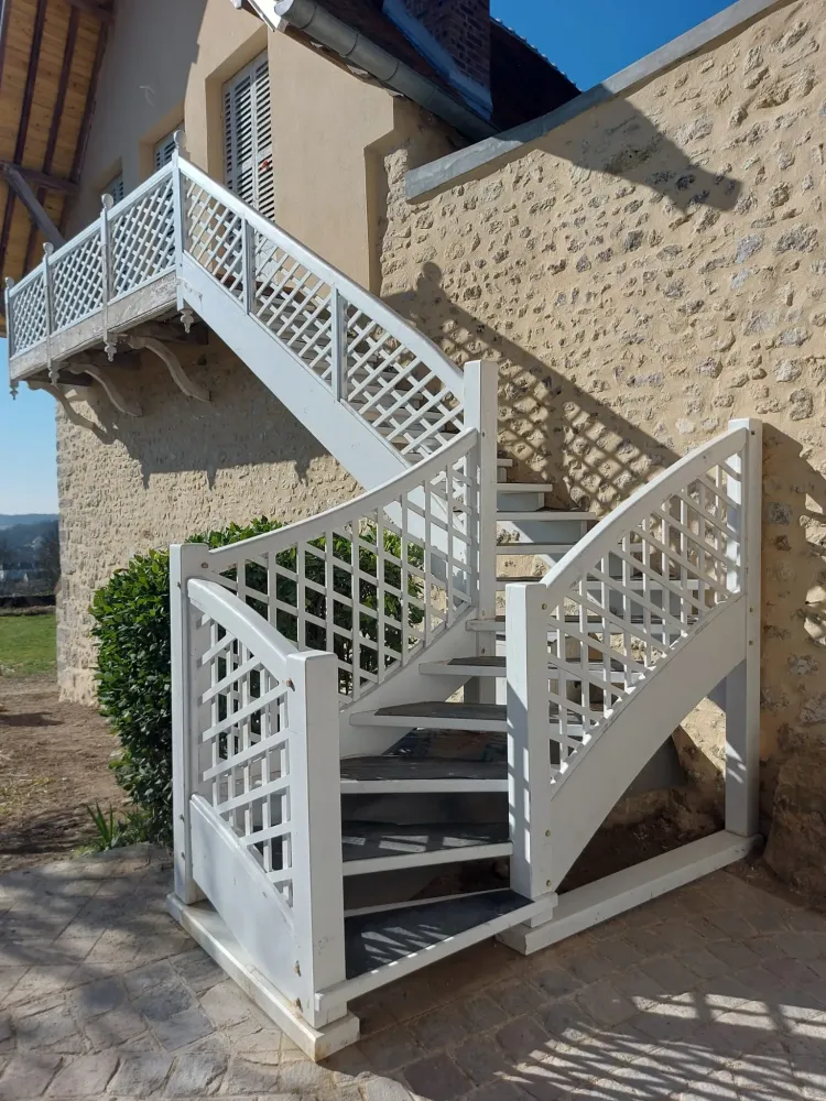 Escalier près de Bray-sur-Seine